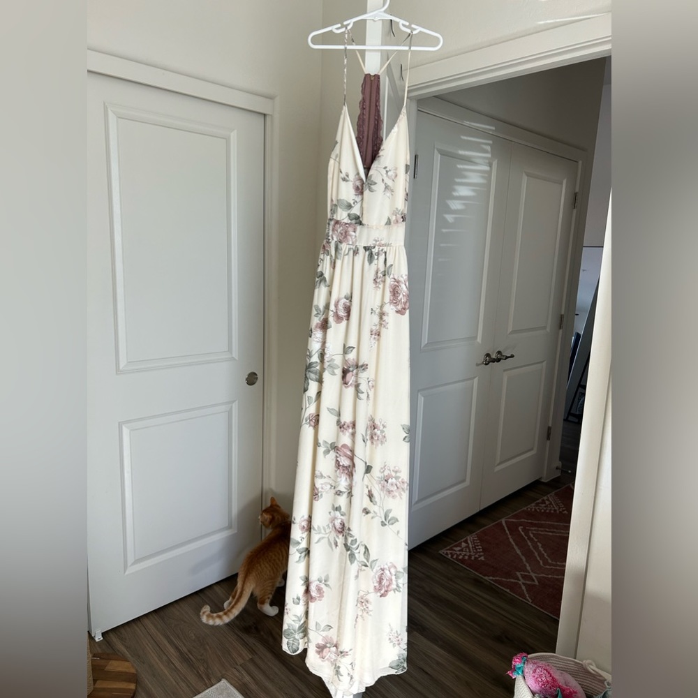 Floral maxi dress